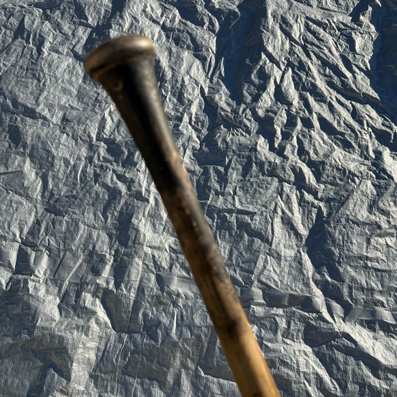 Vintage MLB JUSTIN HUBER MINNESOTA TWINS Autographed Baseball Bat Game Used - Picture 6 of 6